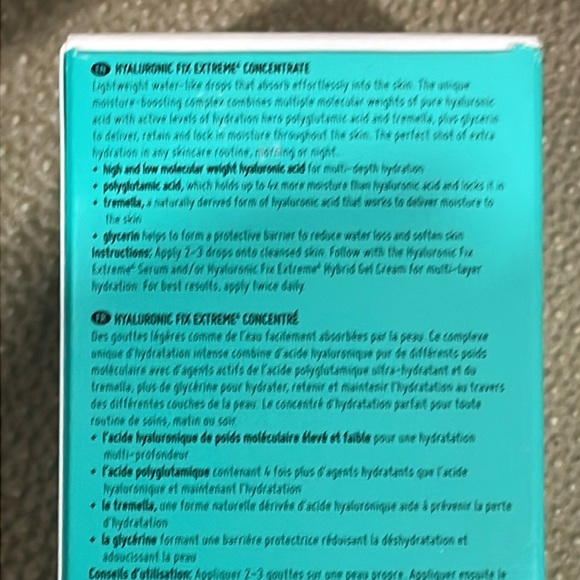 NIP+FAB HYDRATE FACE Hyaluronic Extreme Concentrate Extreme facial lotion New! - Picture 2 of 3